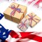 Red White Blue Striped Grosgrain Ribbon Use for Memorial Day Gift Wrapping, Party Decoration, DIY Crafting and Sewing (3/8 Inch x 50 Yard, Red, White, Blue)